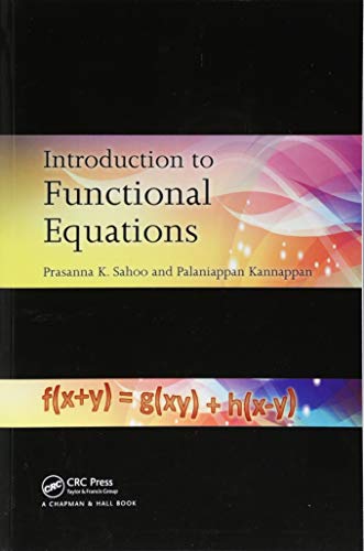 Sahoo, Prasanna K. Introduction to Functional Equa