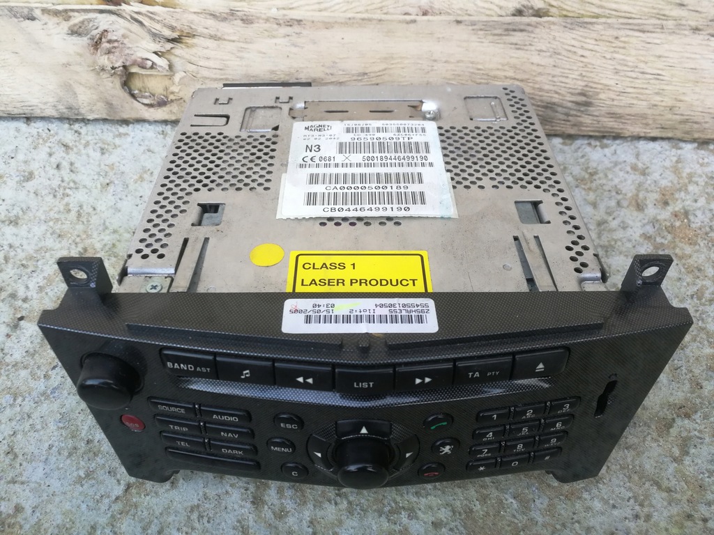 RADIO CD NAWIGACJA PEUGEOT 607 96590509TP 8827897674