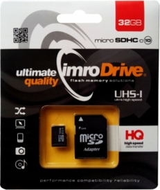 Karta MicroSDHC IMRO 32GB C10 UHS-I