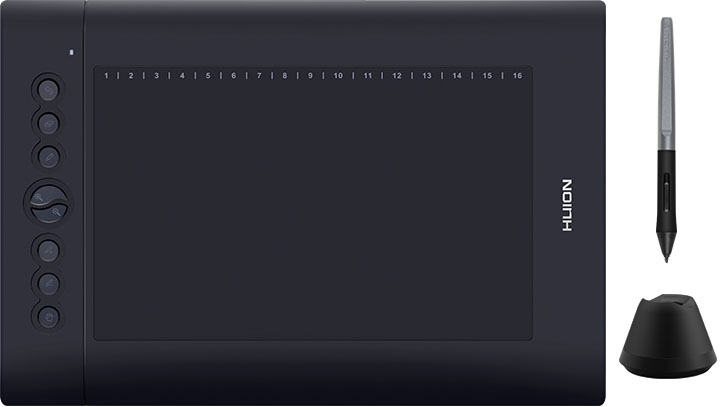 Купить Графический планшет Huion 610PRO V2 8192 градуса + НАКЛОН: отзывы, фото, характеристики в интерне-магазине Aredi.ru