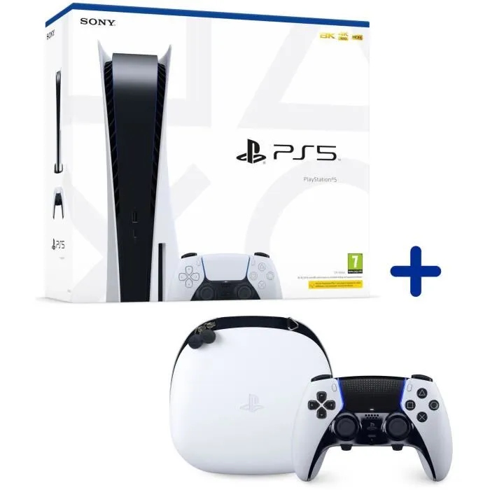 PlayStation 5 BLU-RAY + 2x DualSense Edge + Etui