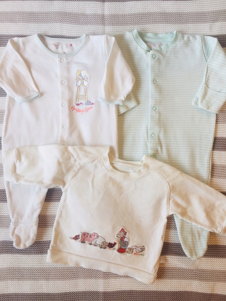 MOTHERCARE Humphrey’s Corner Pajacyki bluza 0-3 m