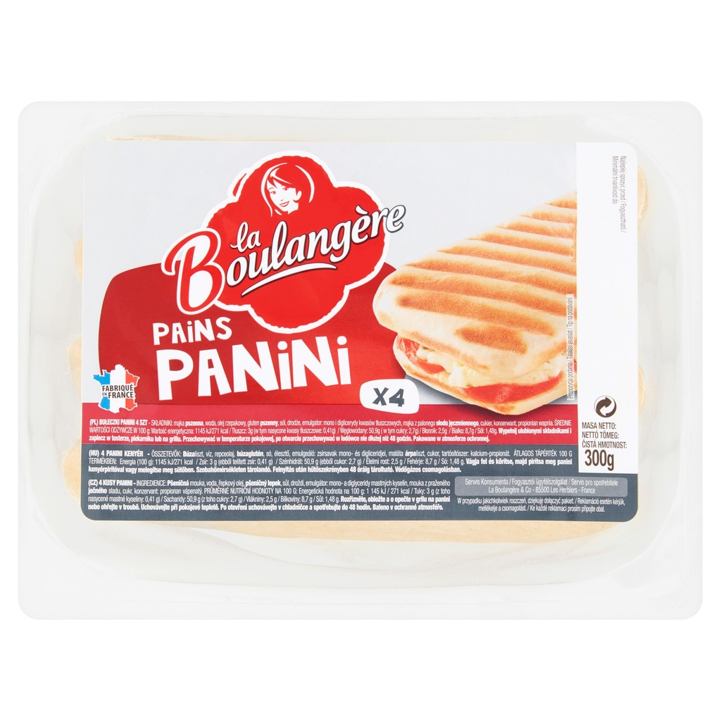 La Boulangère Bułeczki Panini 300 g (4 sztuki)