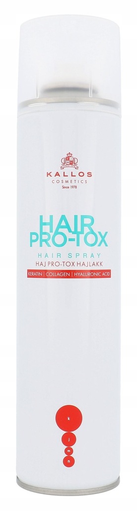 Kallos Cosmetics Hair Pro-Tox Lakier do włosów 400