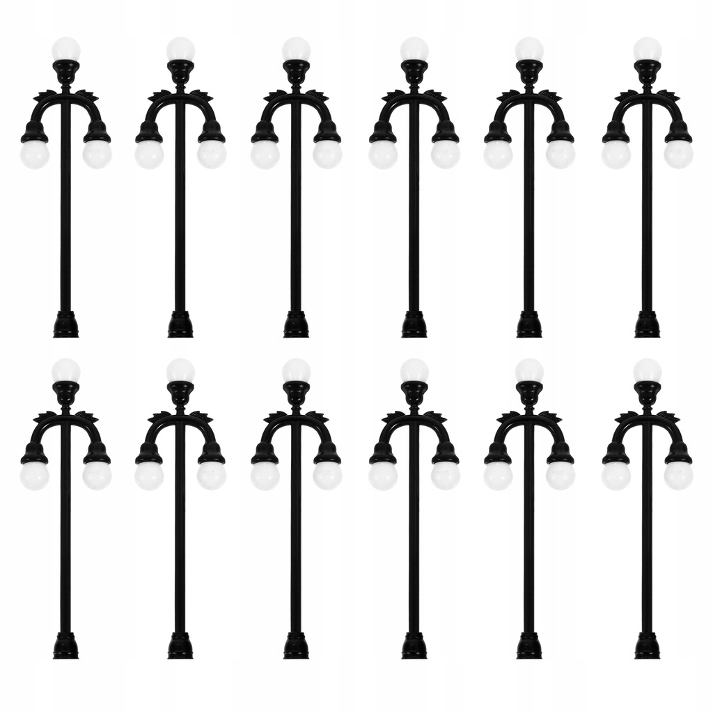 Street Light Model Diorama Top Hat Garden 12 Pcs 14005517679