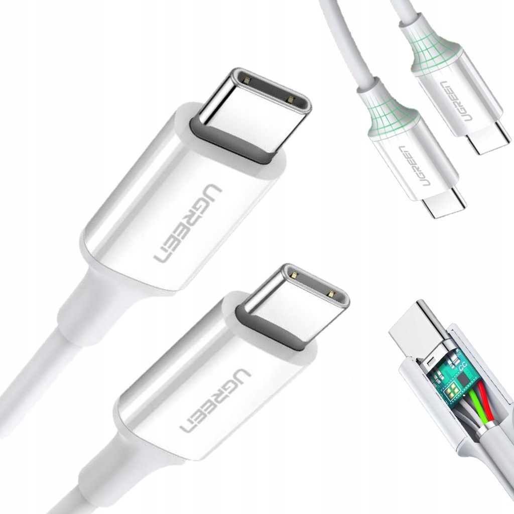Kabel przewód USB C do USB-C QC 3.0 UGREEN 0,5m