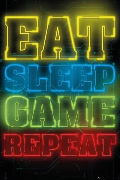 Plakat gracza gra gamingowy Gaming A1 Obraz