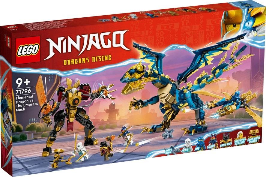 LEGO 71796 Ninjago Smok żywiołu kontra mech cesarzowej