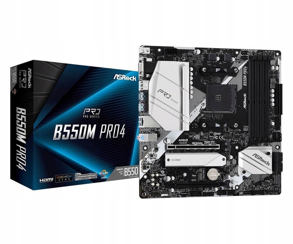 Płyta główna ASRock B550M Pro4 Micro ATX