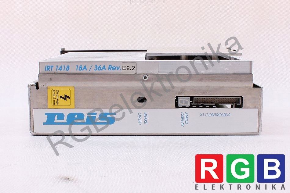 IRT1418 18A/36A REV.E2.2 SERVO DRIVE REIS ID7157
