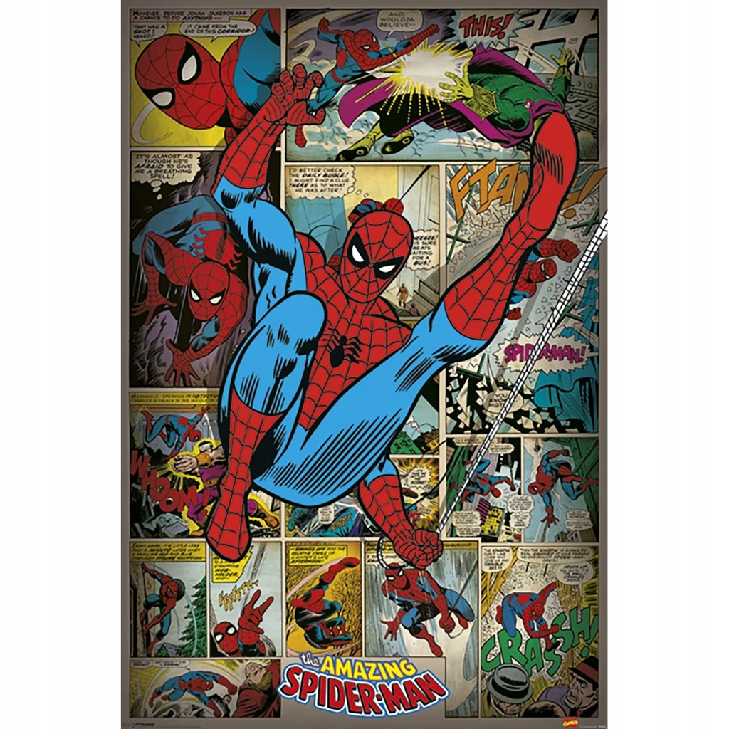 Plakat Spider-Man Komiks Marvel