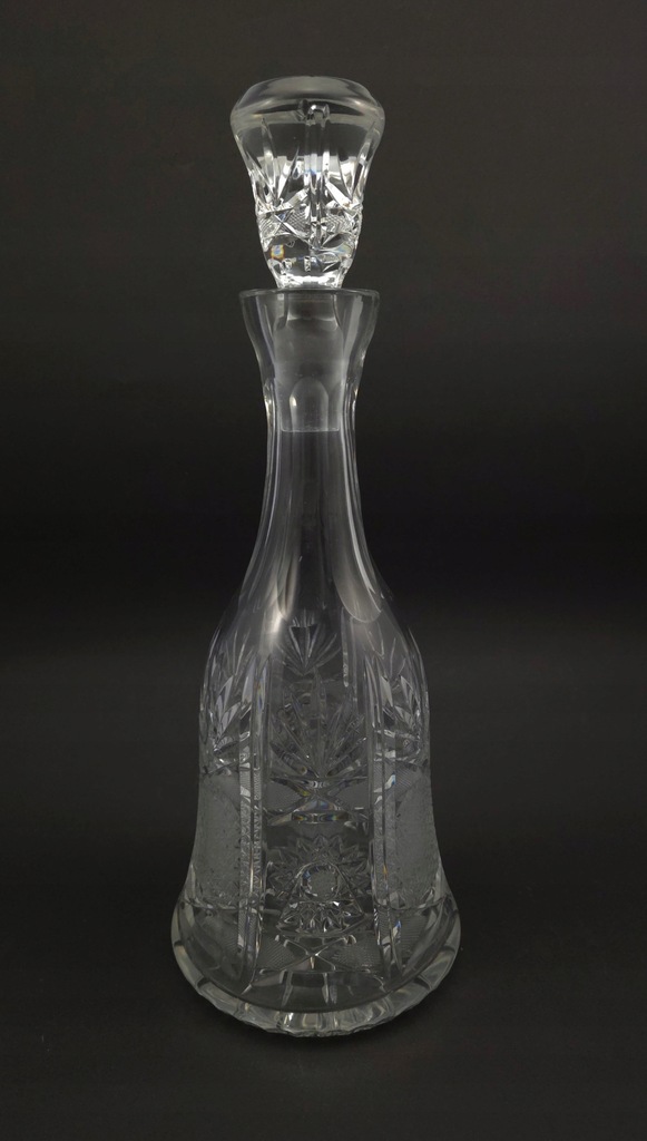 Kryształowa karafka wysoka; 0906