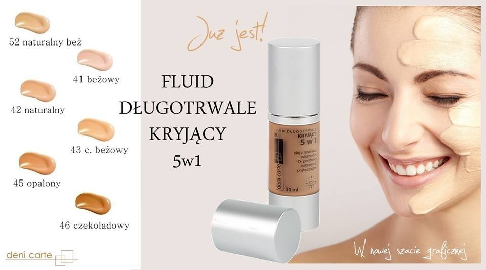 Deni Carte fluid PODKŁAD DŁUGOTRWALE KRYJĄCY KOL52
