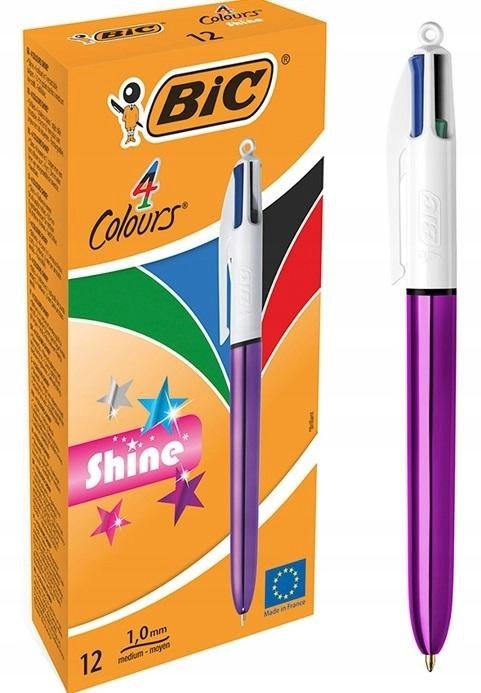 Długopis 4 Colours Shine Purple (12szt)