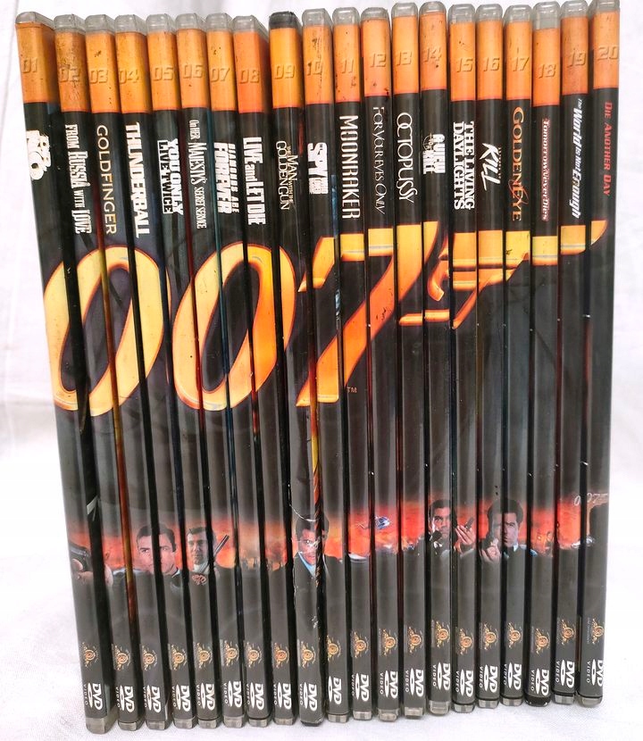 20x Film Kolekcja Filmów Jamesa Bonda 007 James Bond