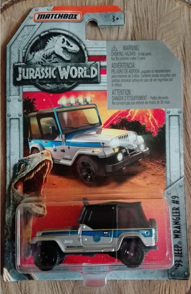 MATCHBOX Jurassic World '93 Jeep Wrangler