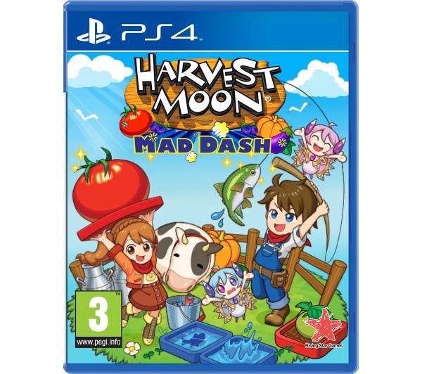 Gra Logiczna Harvest Moon Mad Dash PS4 Dla Dzieci