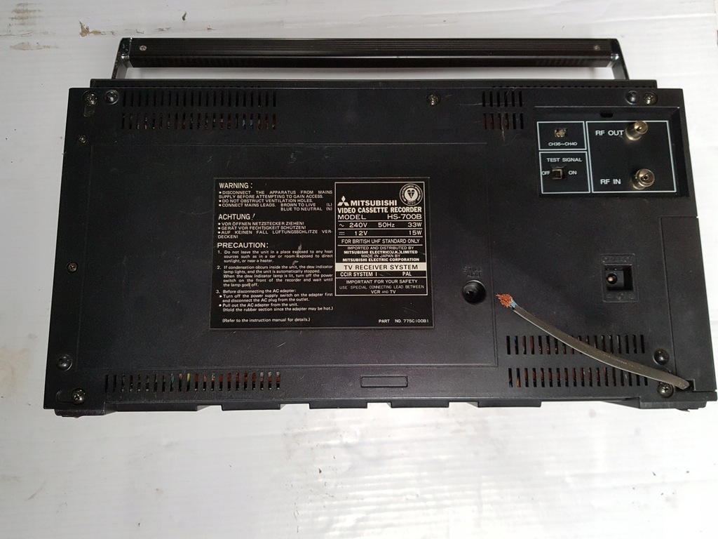 Купить Видеомагнитофон Mitsubishi VHS HS-700B Раритет, сделано в Японии.: отзывы, фото, характеристики в интерне-магазине Aredi.ru