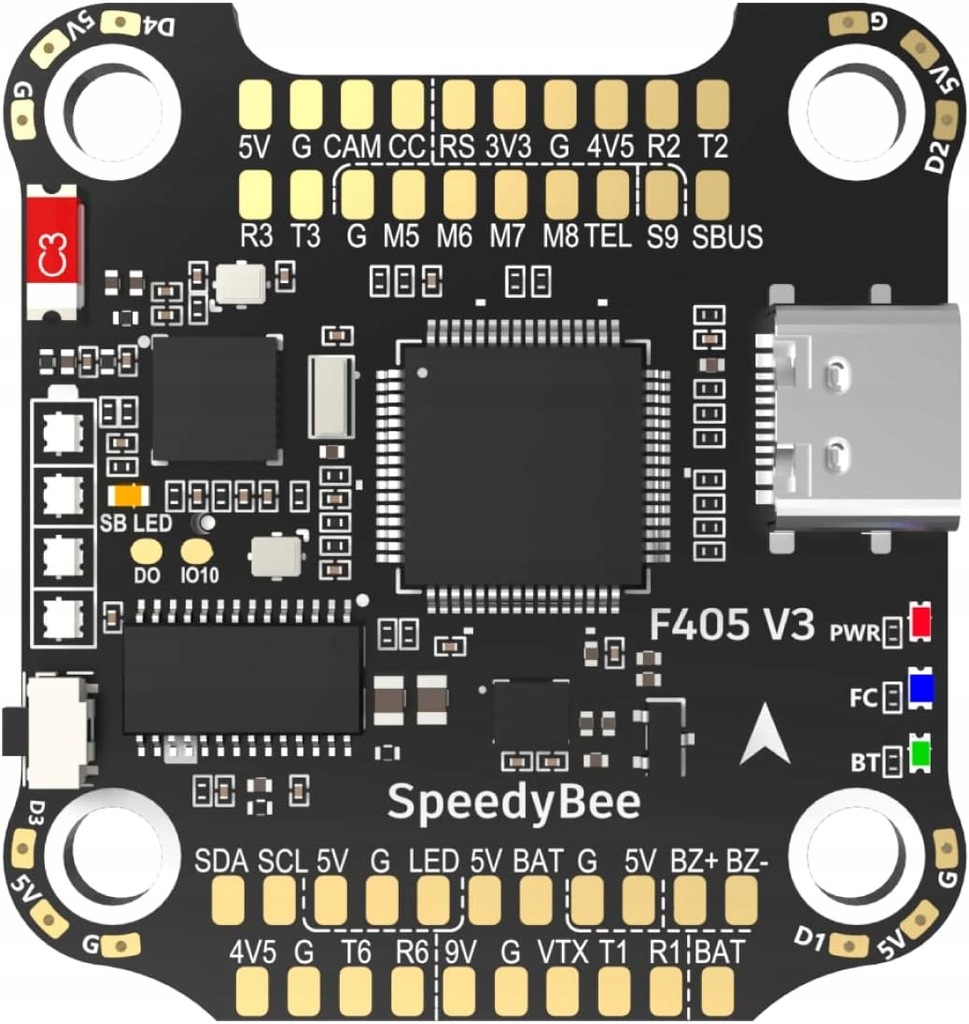 Kontroler lotu SPEEDY BEE V3 F405 FPV Drone FC 30x30 dla dronów 4" i 5"