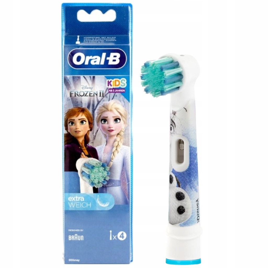 KOŃCÓWKA DO ZĘBÓW DLA DZIECI ORAL-B 3+ FROZEN