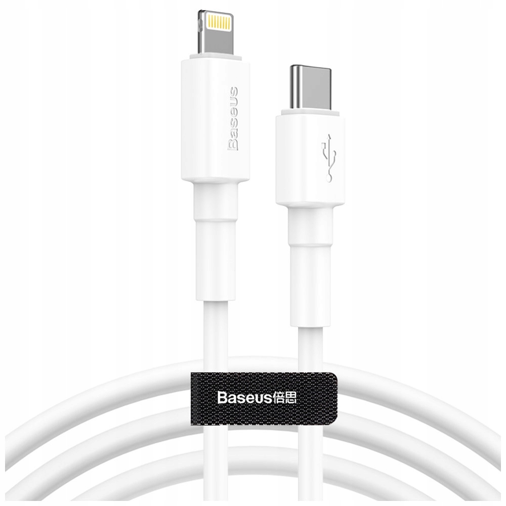 BASEUS KABEL USB-C - LIGHTNING DO IPHONE PD 18W 1M