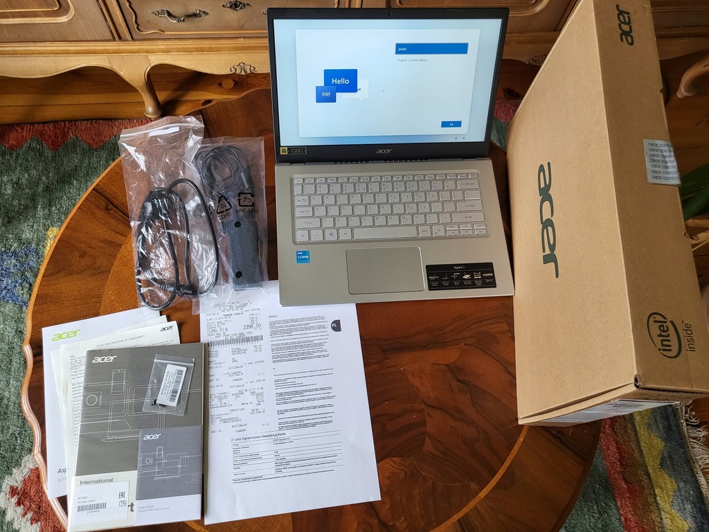 Laptop Acer Aspire 5 14"/i3/8/256/W11 od1zł!!