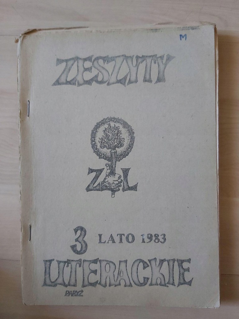 ZESZYTY LITERACKIE 3 LATO 1983 PARYŻ