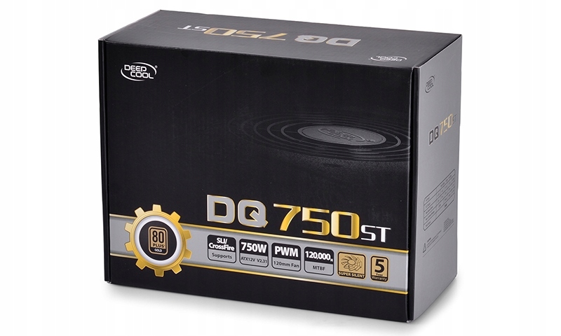 Купить OUTLET Блок питания ATX DQ750ST 750 Вт GOLD Deepcool: отзывы, фото, характеристики в интерне-магазине Aredi.ru
