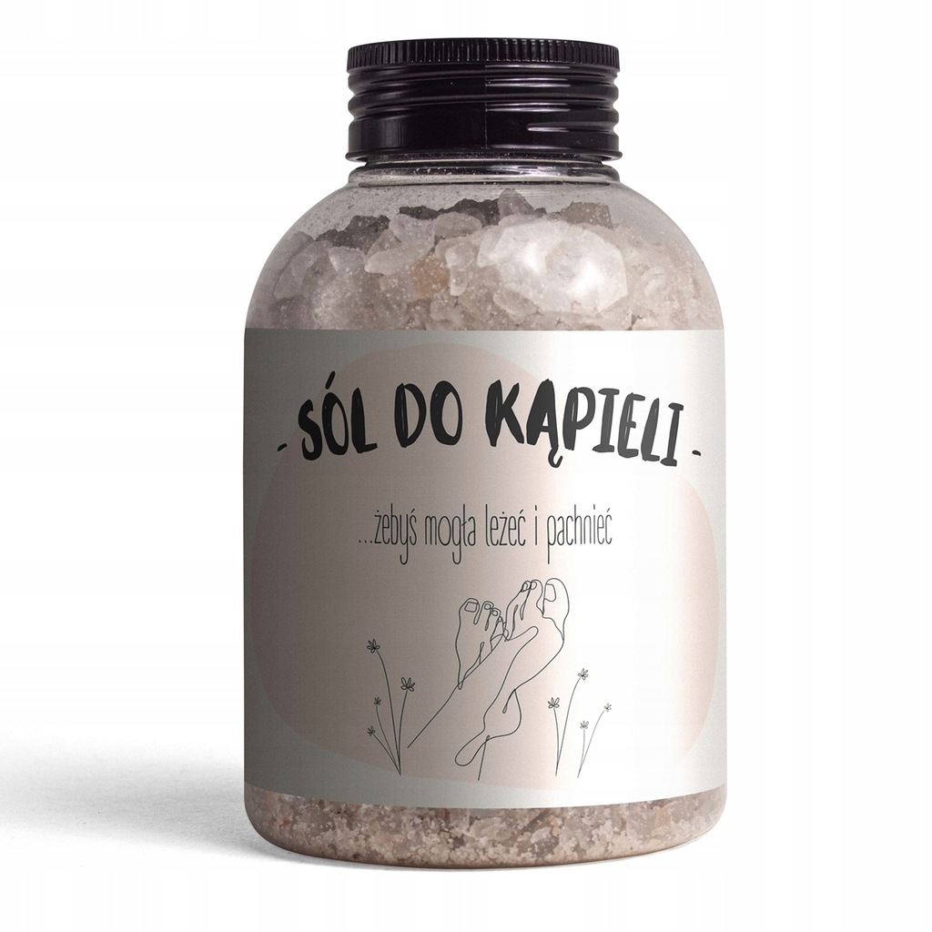 Sól do kąpieli o zapachu świeżego bambusa 600g Żebyś mogła leżeć i pachnieć