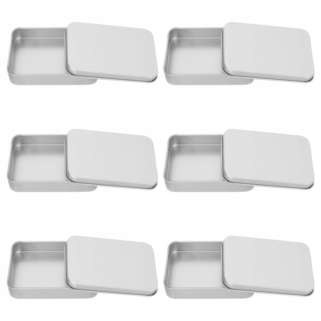 Gift Tins Empty Tinplate Box Can 6 Pcs 13596349558 oficjalne