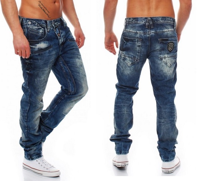 OKAZJA JEANS_Spodnie GUZIKI_CIPO BAXX C1186_ 31/34