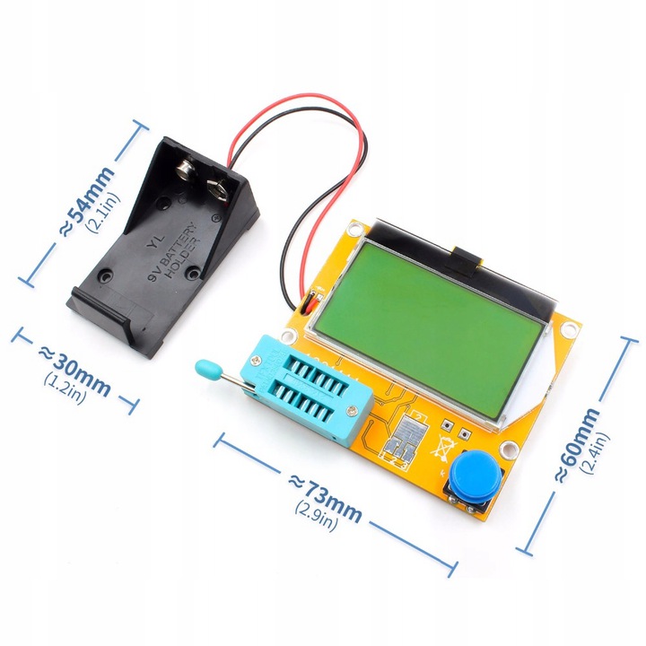 Купить ТЕСТЕР ТРАНЗИСТОРОВ RLC LCR-T4 ARDUINO: отзывы, фото и ...