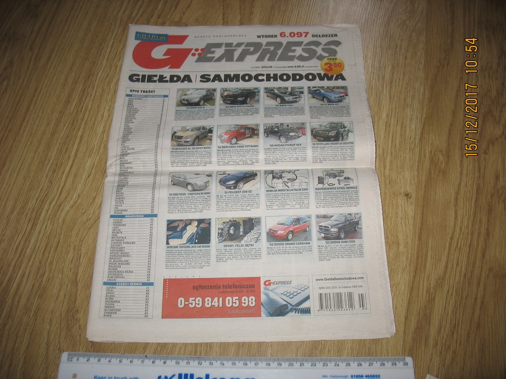  Express Gazeta ogłoszenia Giełda samochodowa 2006