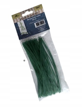 Drucik ogrodniczy cięty powlekany PVC 25cm 100szt