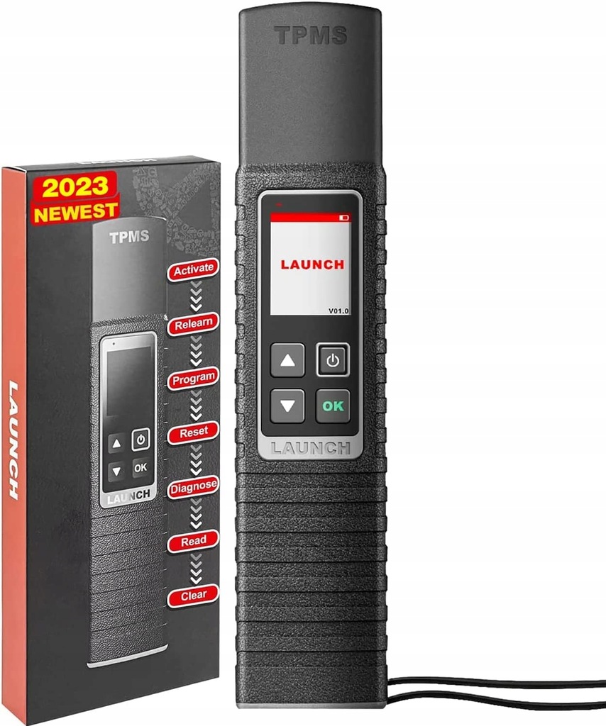Launch X431 TSGun Tpms aktywacja, Relearn, Reset i