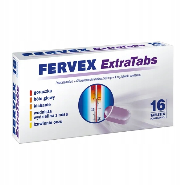 Fervex Extra Tabs 500 mg 16 tabl