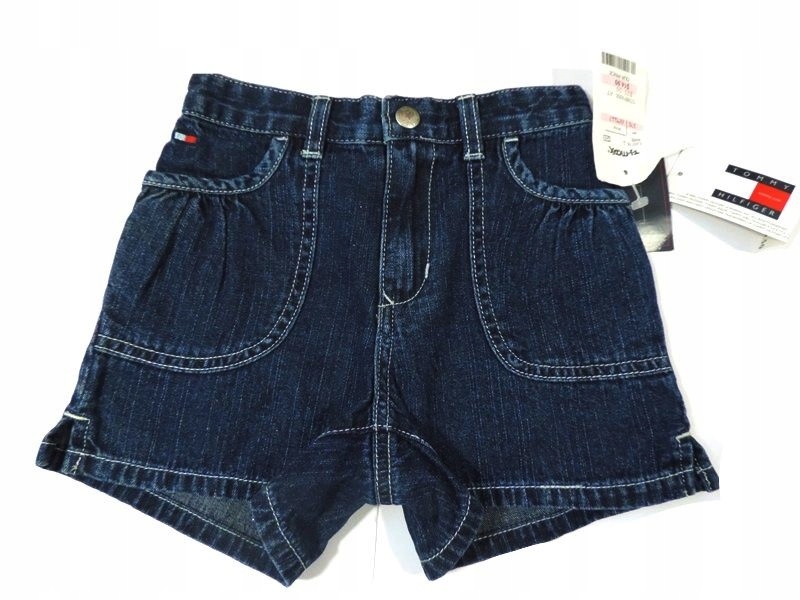 TOMMY HILFIGER-ORYGINALNE SPODENKI JEANS 116 USA