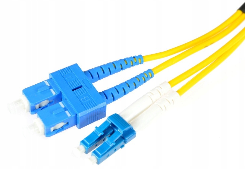 PATCHCORD ŚWIATŁOWODOWY SM SC/UPC-LC/UPC DUPLEX 5m