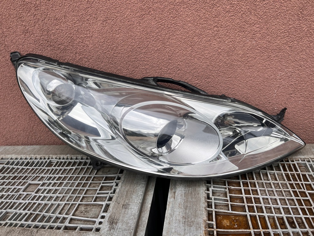 Lampa przednia PEUGEOT 407 PRAWA EUROPA ORYGINAL - 13815316963 ...