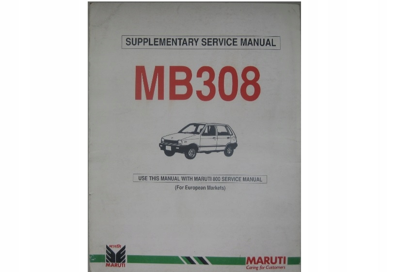 Maruti 800 instrukcja napraw Suzuki MARUTI 800 12438202302 oficjalne archiwum Allegro