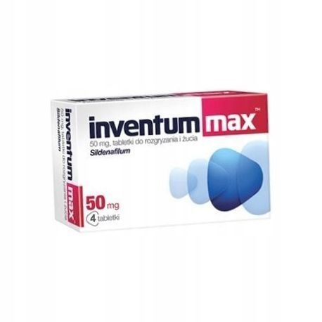 Inventum Max tabl. 0,05g 4 tabletki, POTENCJA