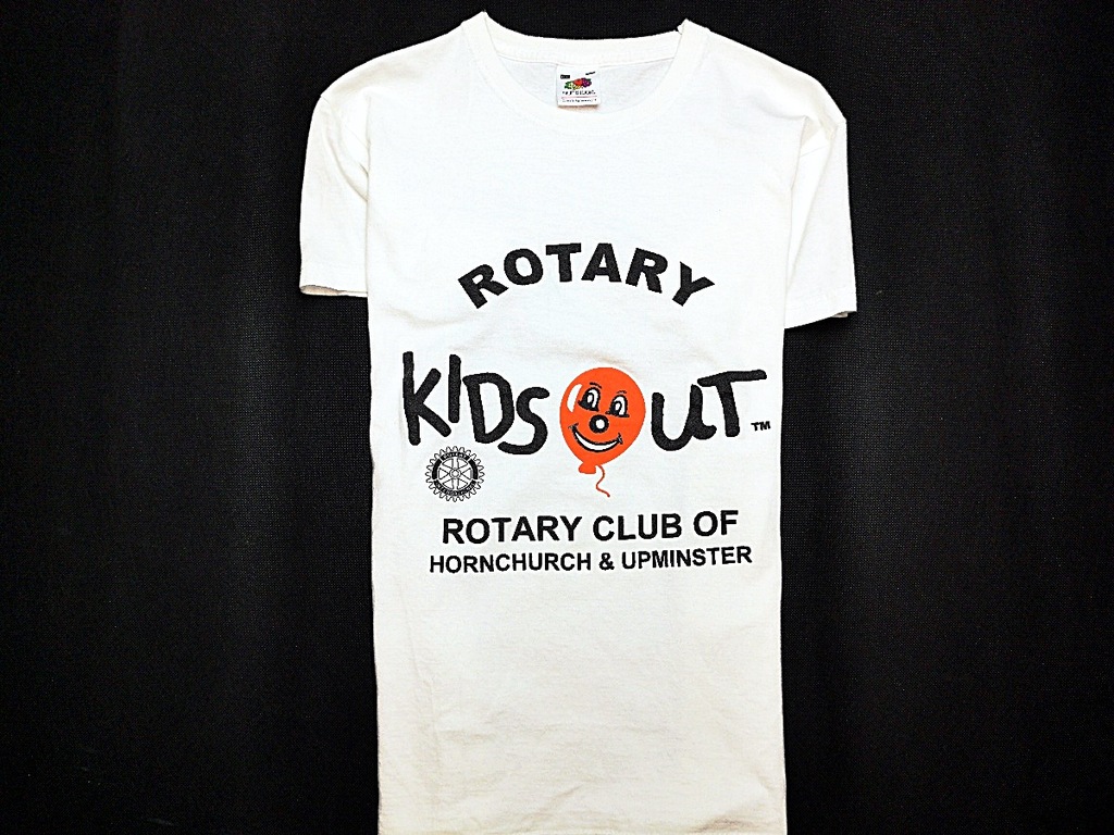 FRUIT OF THE LOOM T-SHIRT WHITE PRINT NA 152/158CM
