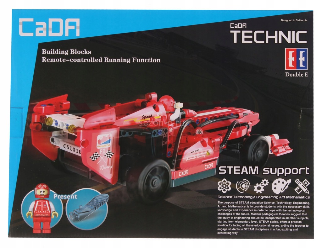 KLOCKI CADA TECHNIC FORMULA 1 Sterowana 2,4Ghz - 7606579625 - oficjalne ...