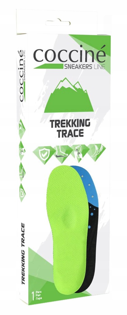 Wkładki trekingowe- Trekking Trace Coccine 43-44