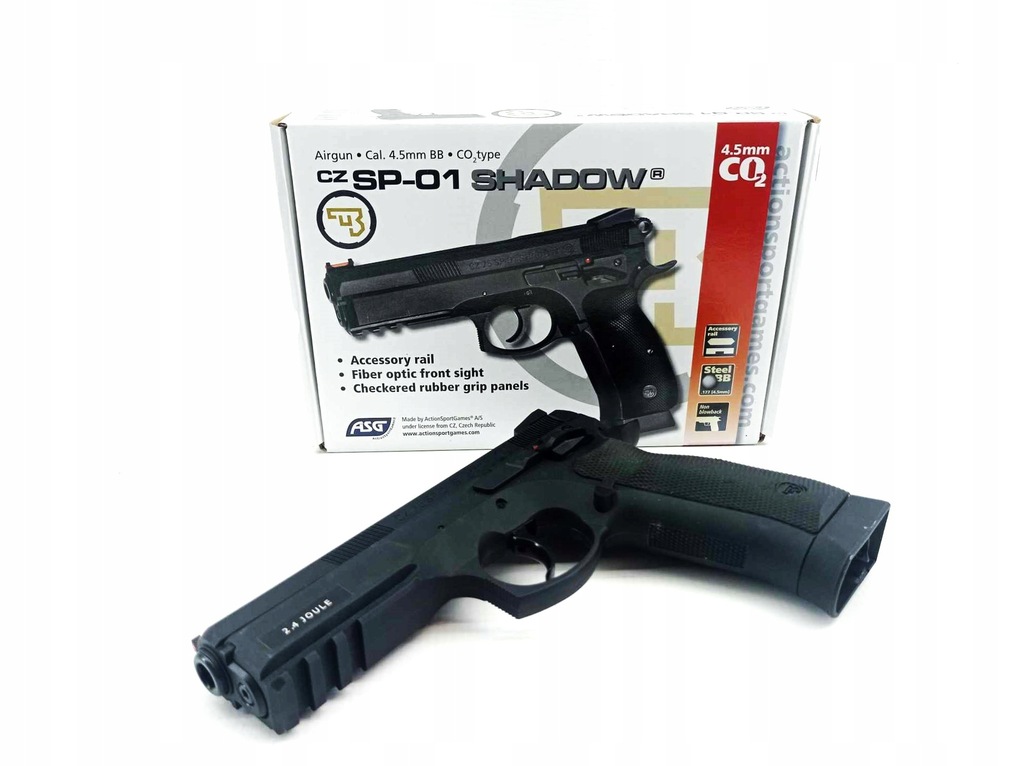 Pistolet Wiatrówka ASG CZ SP-01 Shadow