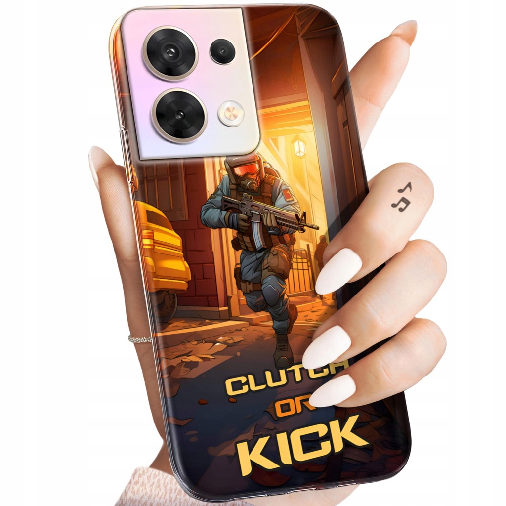 ETUI DO OPPO RENO 8 5G WZORY CS GO COUNTER-STRIKE OBUDOWA POKROWIEC CASE
