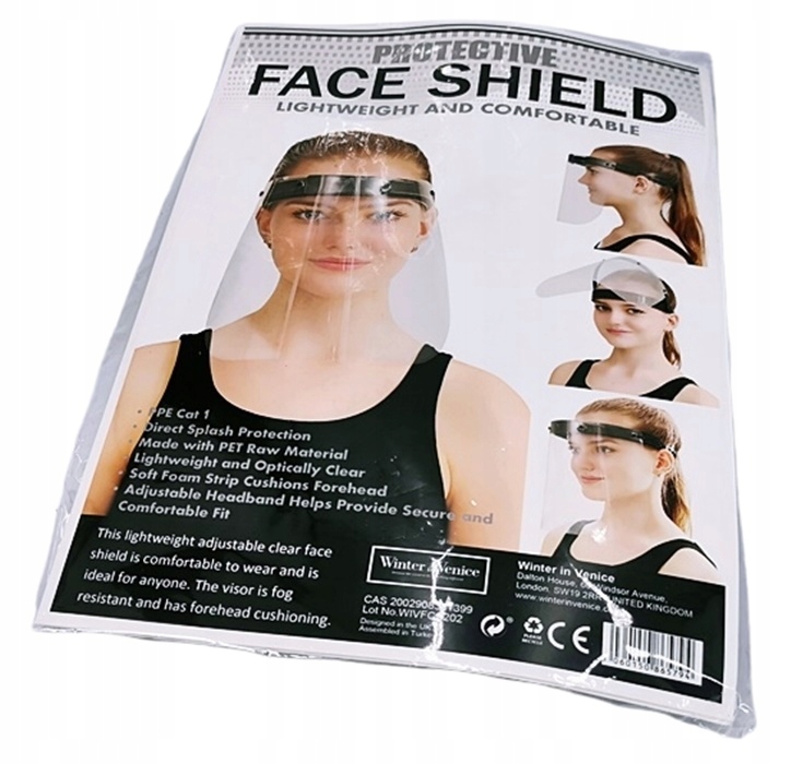 6350-51 FACE SHIELD... k#o PRZYLBICA NA CZOLO BHP