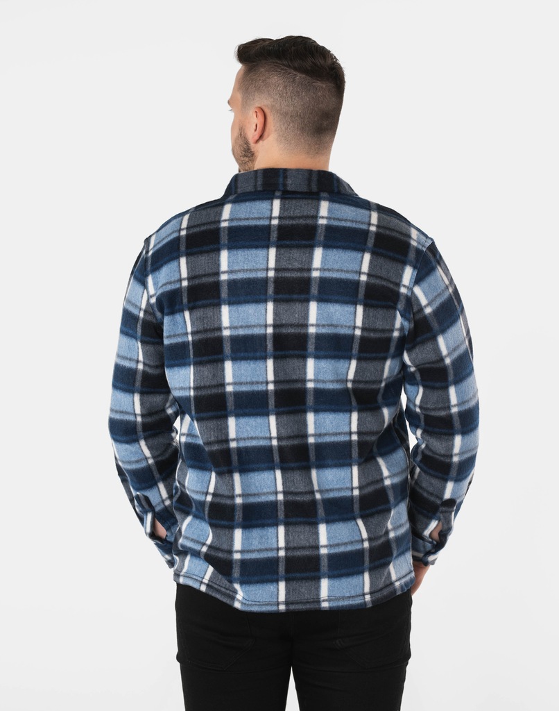 Купить Теплая мужская утепленная флисовая рубашка K01-01 XXL: отзывы ...