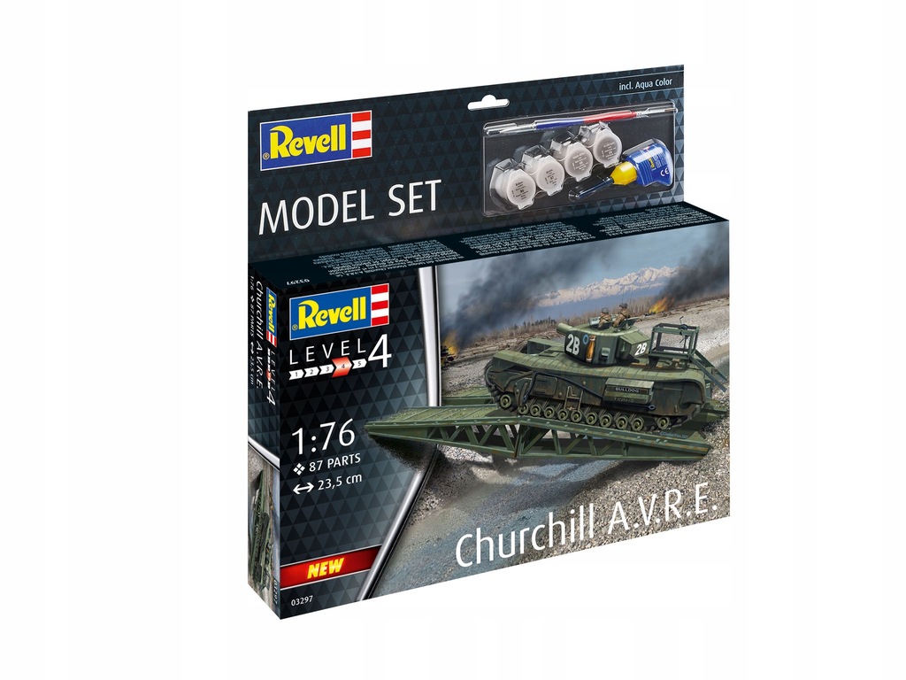 Revell Churchill A.V.R.E. zestaw