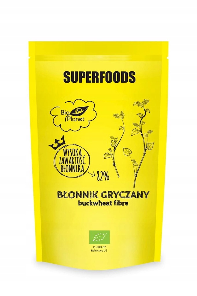 BŁONNIK GRYCZANY BIO 200 g - BIO PLANET